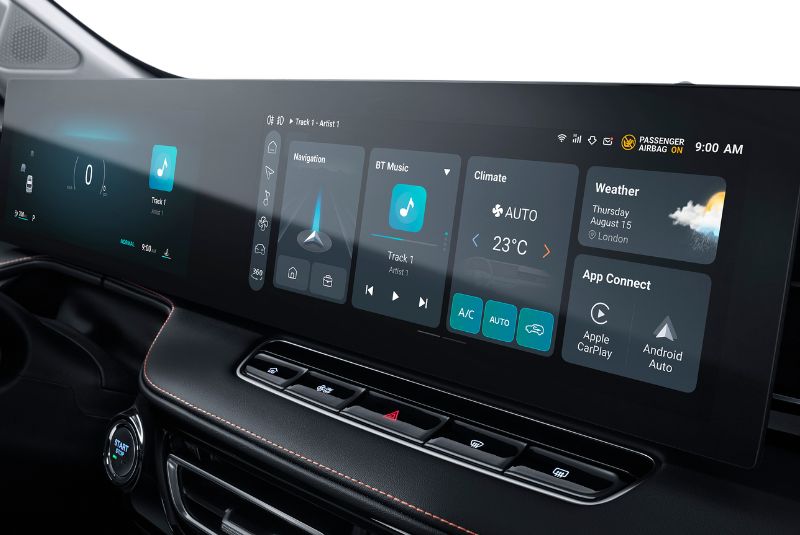 MG HS HYBRID+ COMFORT INTERIOR PANTALLA