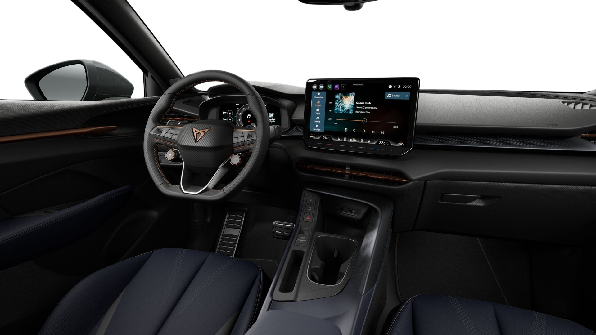 CUPRA TERRAMAR 1.5 eTSI DSG INTERIOR VOLANTE