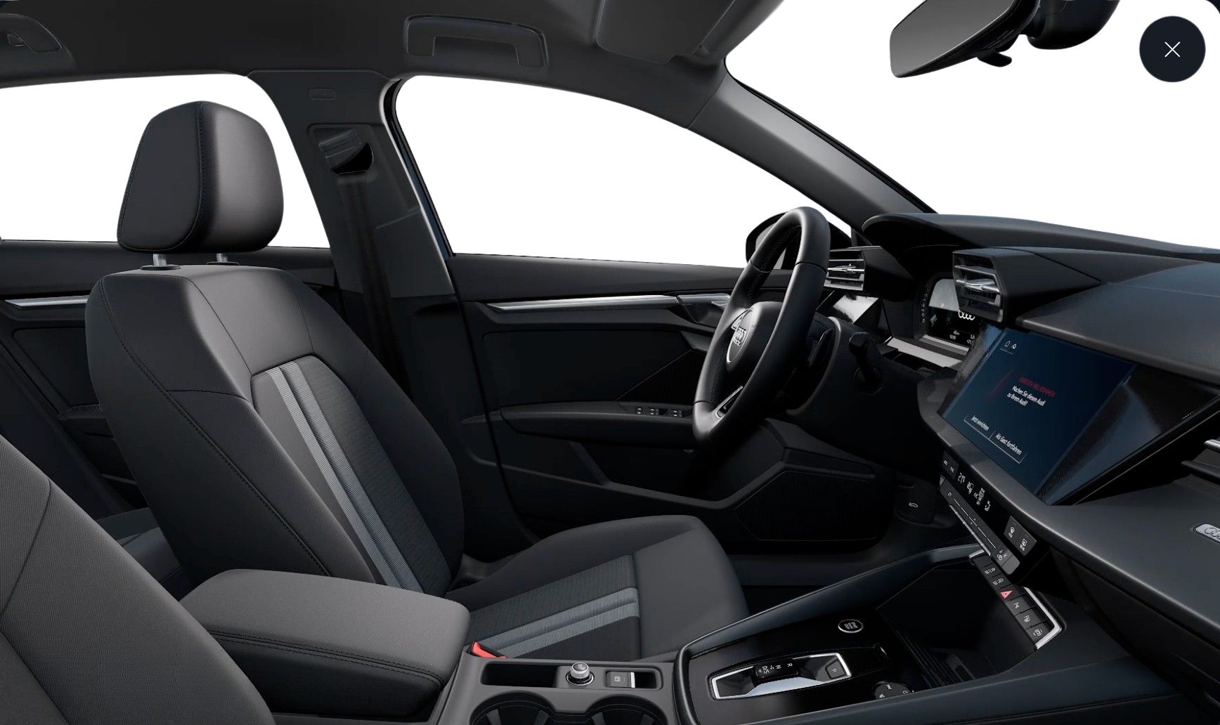AUDI A3 SPORTBACK 30 TFSI ADVANCED S TRONIC INTERIOR LATERAL