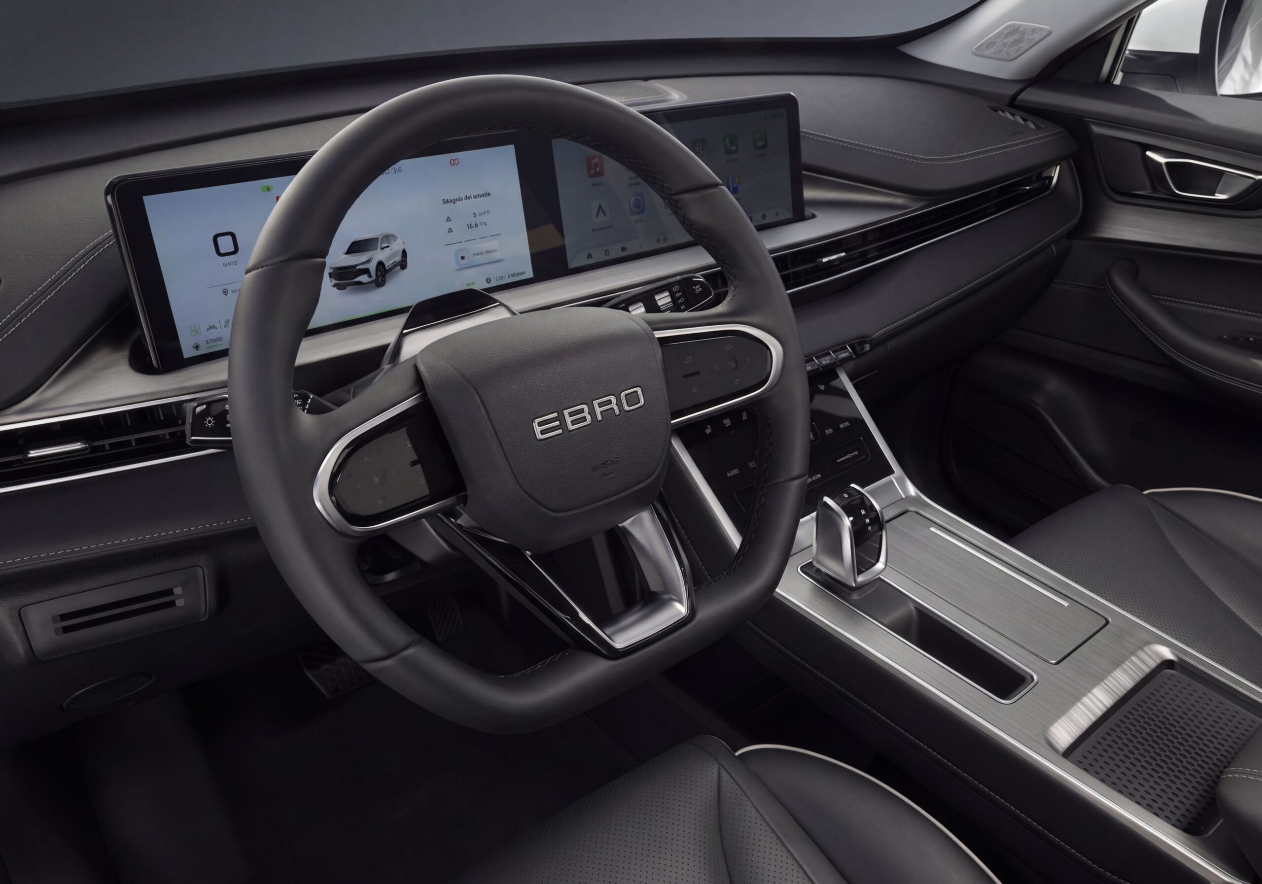 EBRO S400 1.5 DHE HEV EXCELLENCE CVT INTERIOR VOLANTE