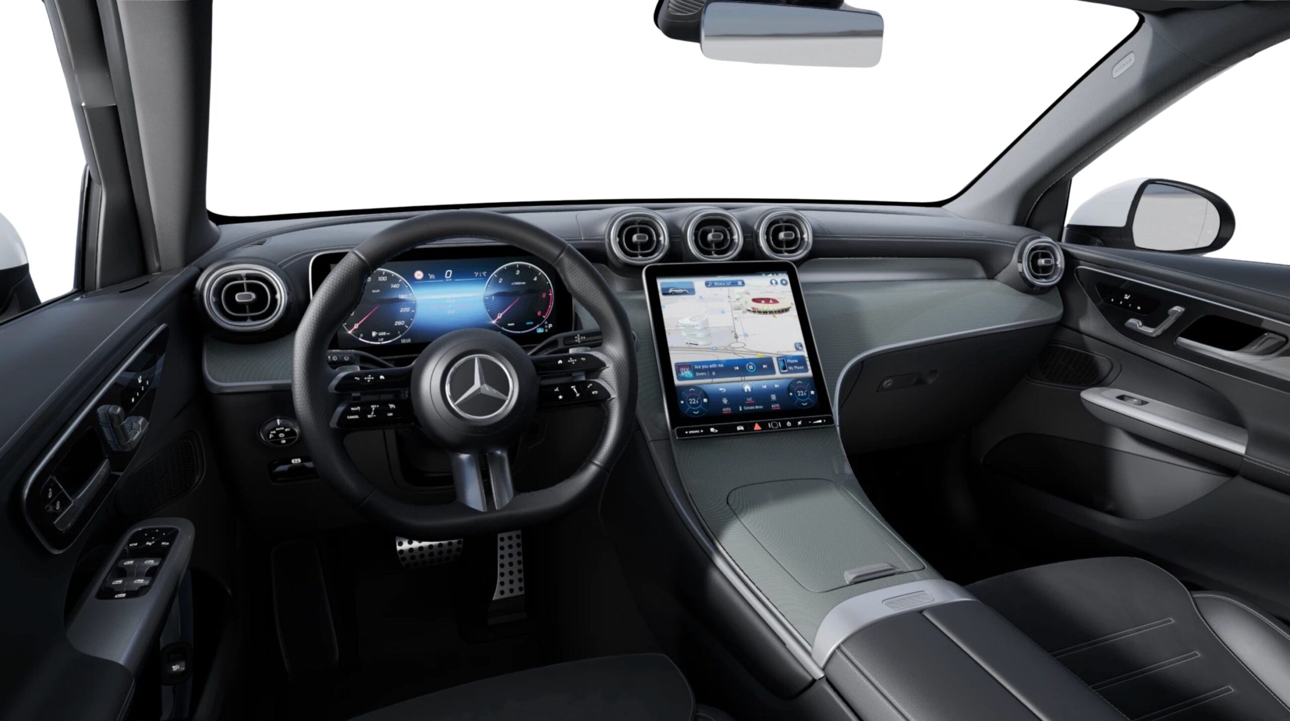 MERCEDES-BENZ GLC 220d 4MATIC AMG LINE INTERIOR VOLANTE