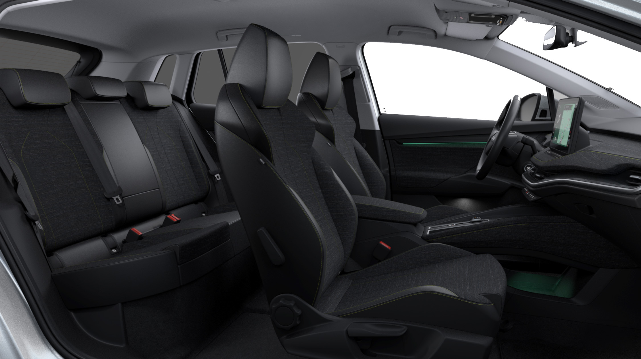 SKODA ELROQ 82 kWh SELECTION INTERIOR ASIENTOS
