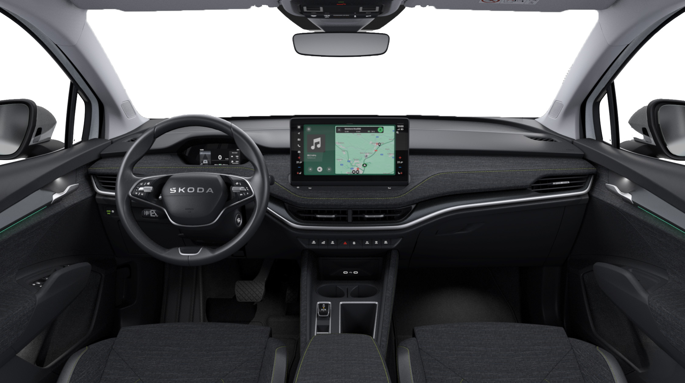 SKODA ELROQ 82 kWh SELECTION INTERIOR VOLANTE