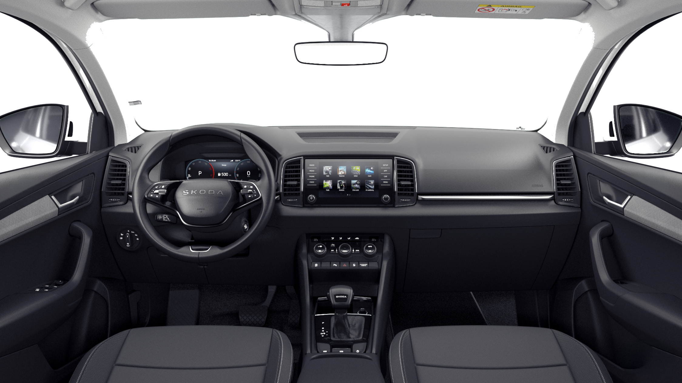 SKODA KAROQ SELECTION 2.0 TDI DSG INTERIOR VOLANTE