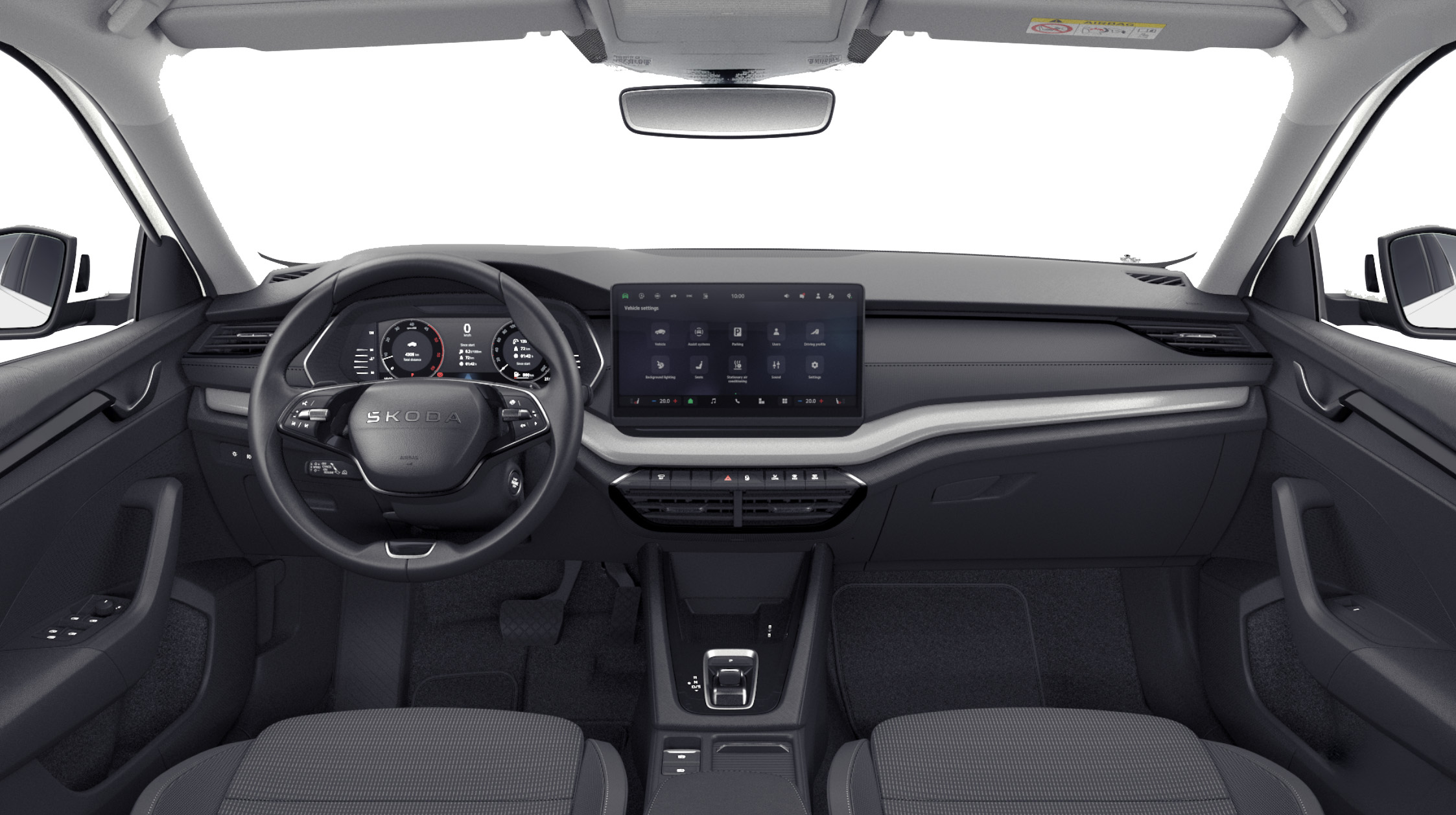 SKODA OCTAVIA LIMO SELECTION 2.0 TDI DSG INTERIOR VOLANTE