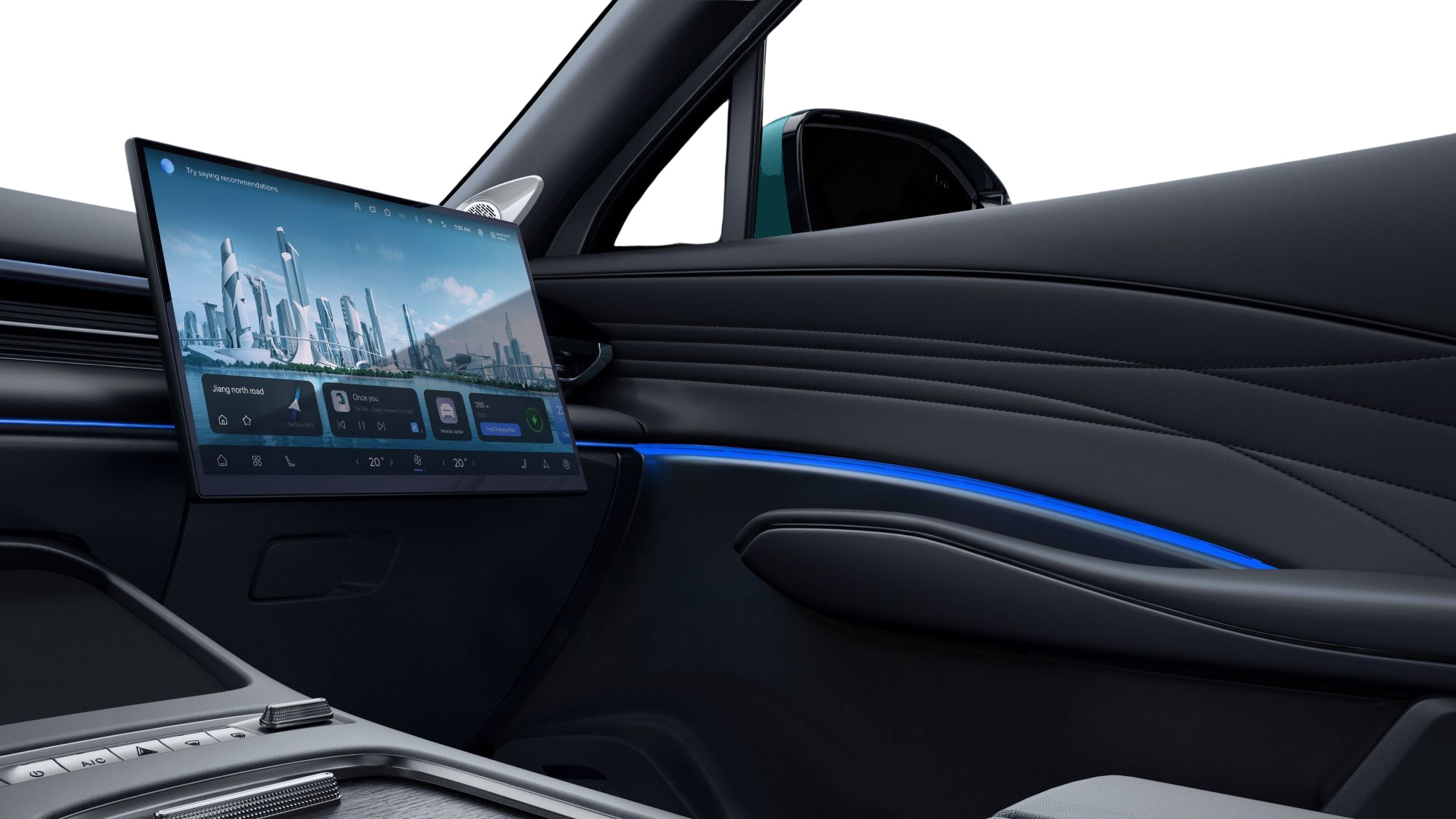 OMODA 7 PREMIUM 1.5 TGDI PHEV INTERIOR PANTALLA